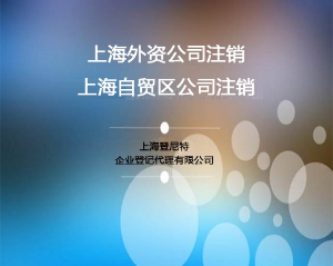 上海公司注销的条件和程序