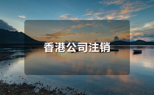 香港公司注销流程