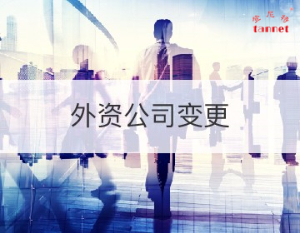 上海外资公司法人变更
